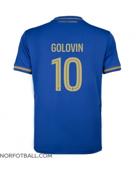 Billige Fotballdrakt AS Monaco Aleksandr Golovin #10 Replika Bortedrakt 2025-26 Kortermet